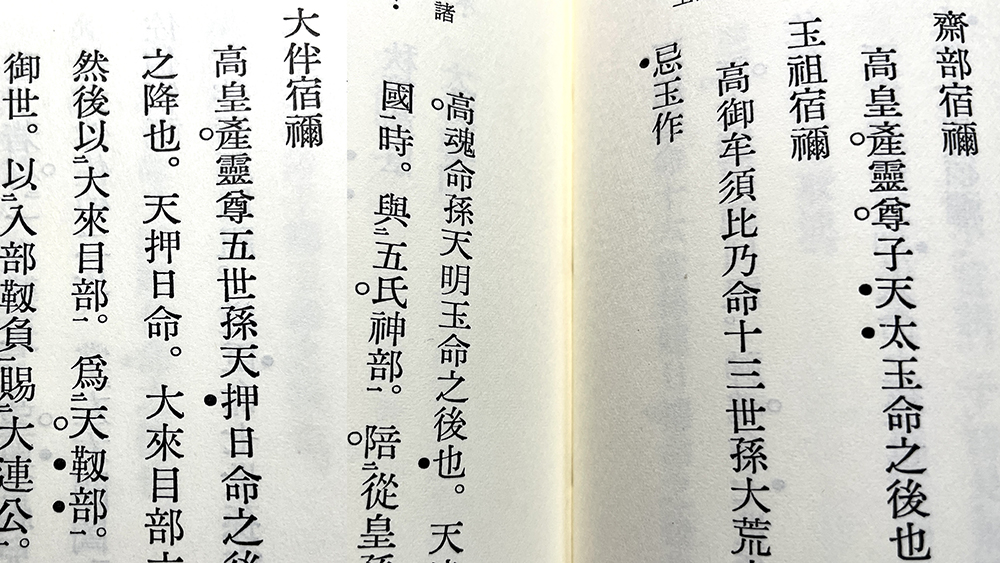 『新撰姓氏録の研究』の斎部宿禰、大伴宿禰