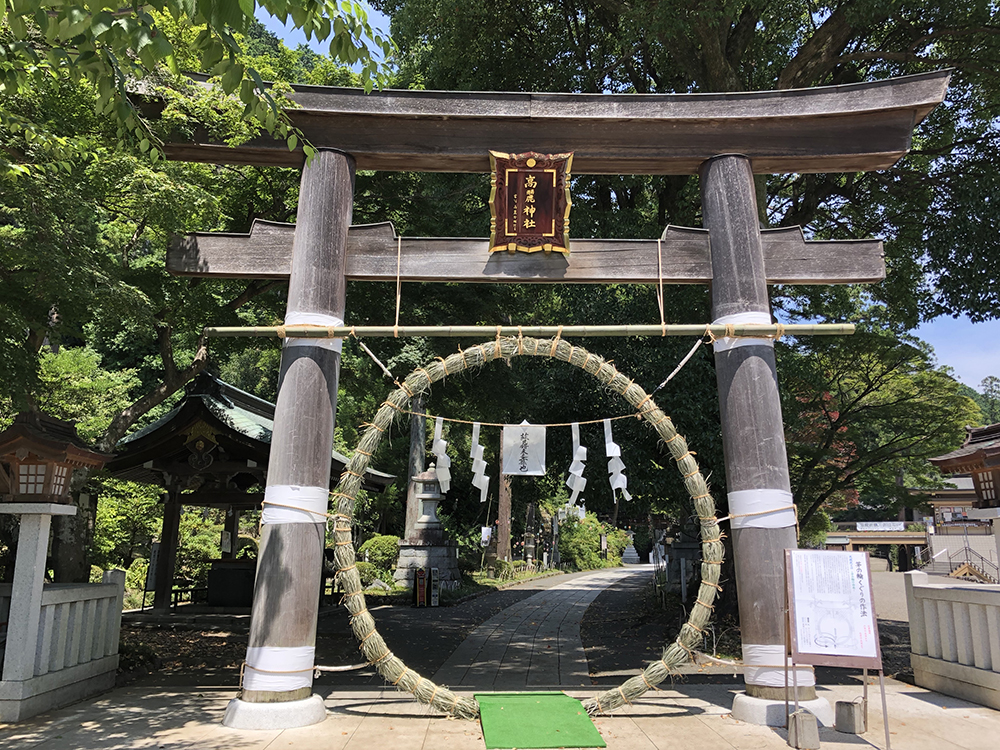 高麗神社の鳥居