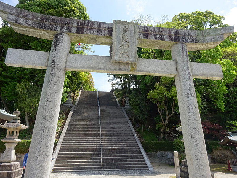 多家神社の参道(階段)