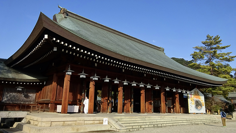橿原神宮の拝殿