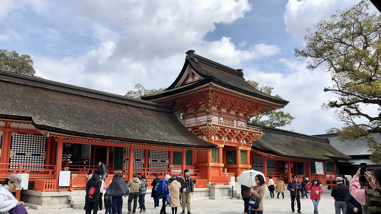宇佐神宮の拝殿