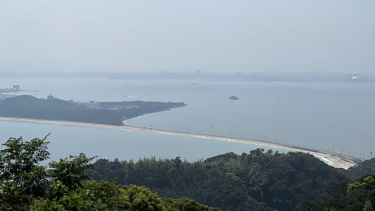 志賀海神社から見た海の中道