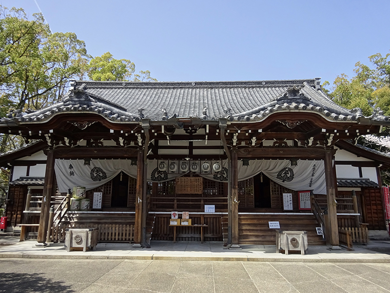 天日別命を祀る「桑名宗社」拝殿