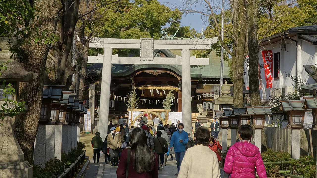 石切剣箭神社「参道」