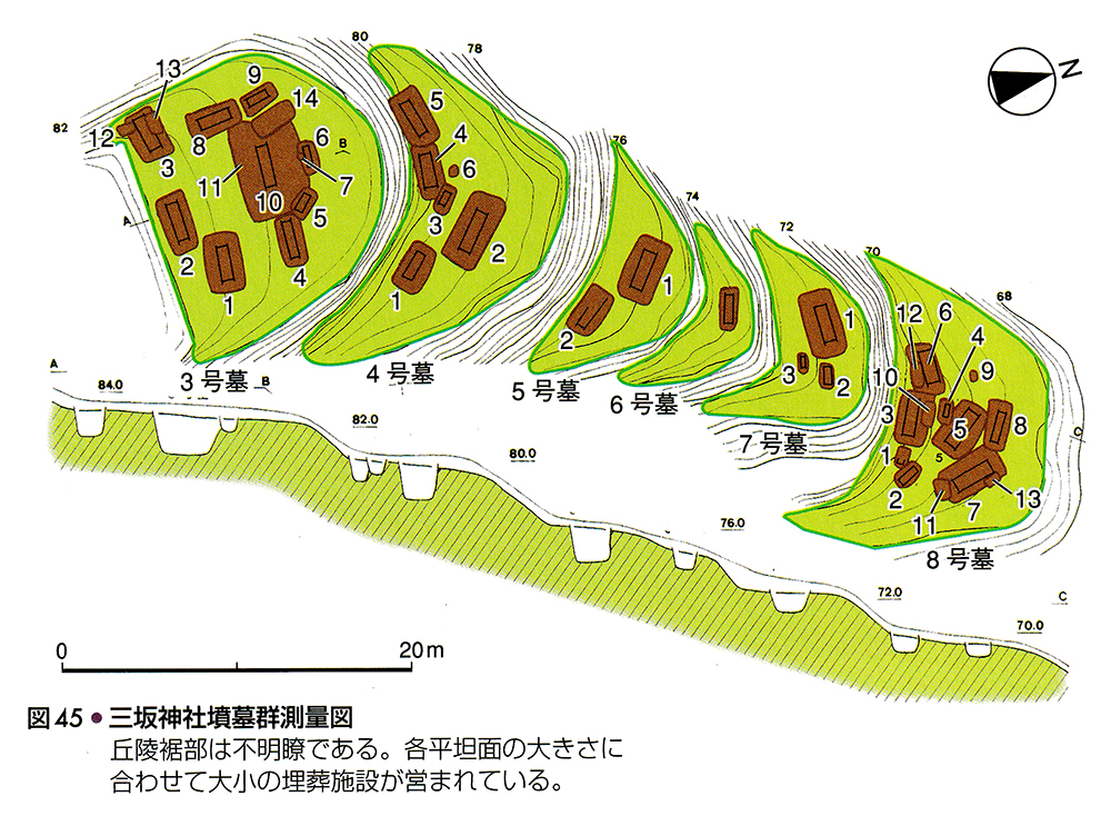 三坂神社墳墓測量図