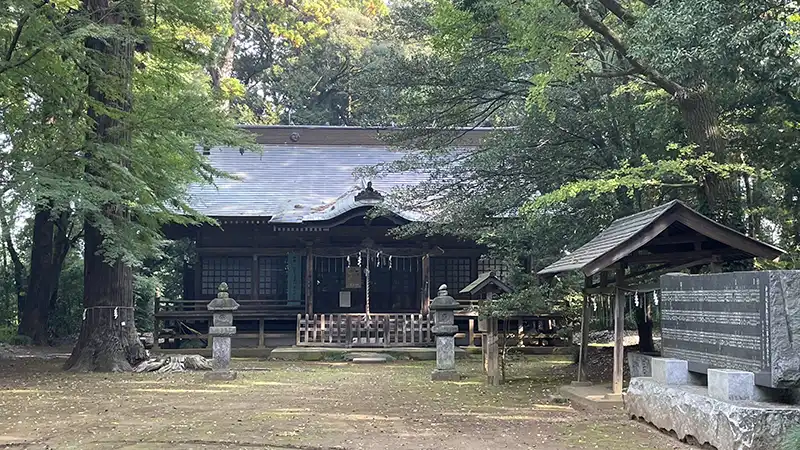 信太郡の式内社「楯縫神社」