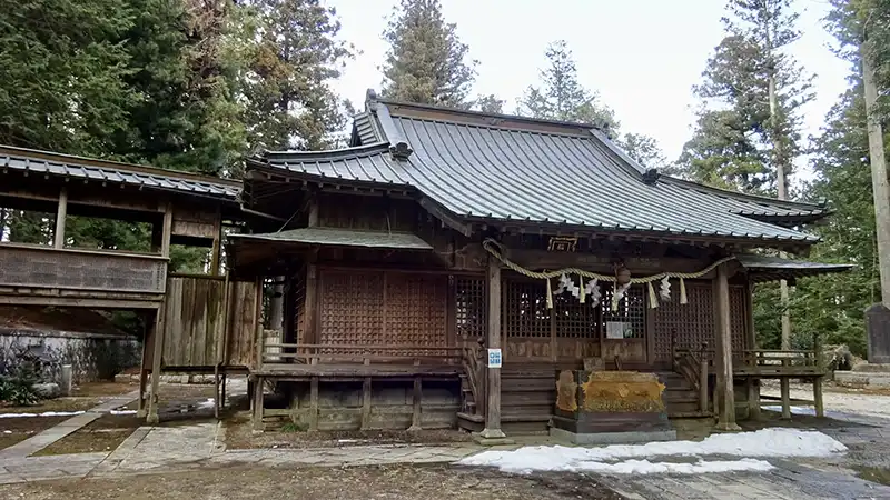 新治郡の式内社「稲田神社」