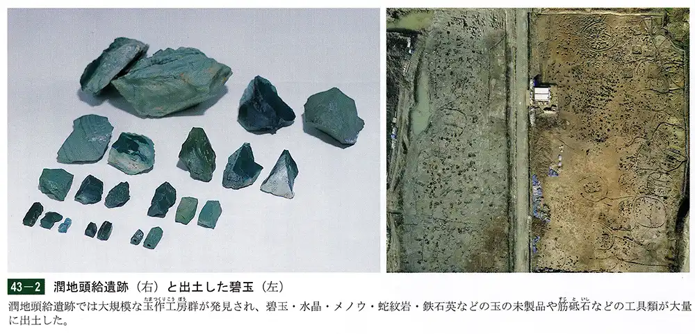 潤地頭給遺跡と出土した碧玉