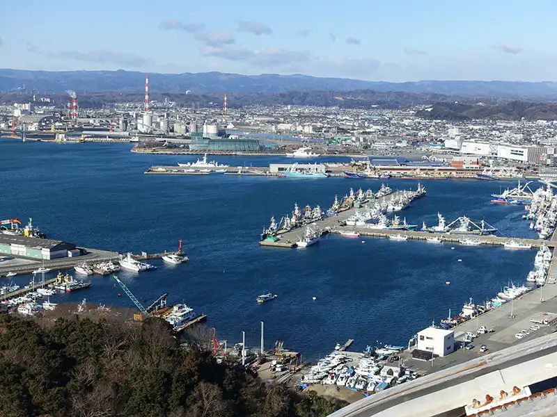 いわき市の小名浜港