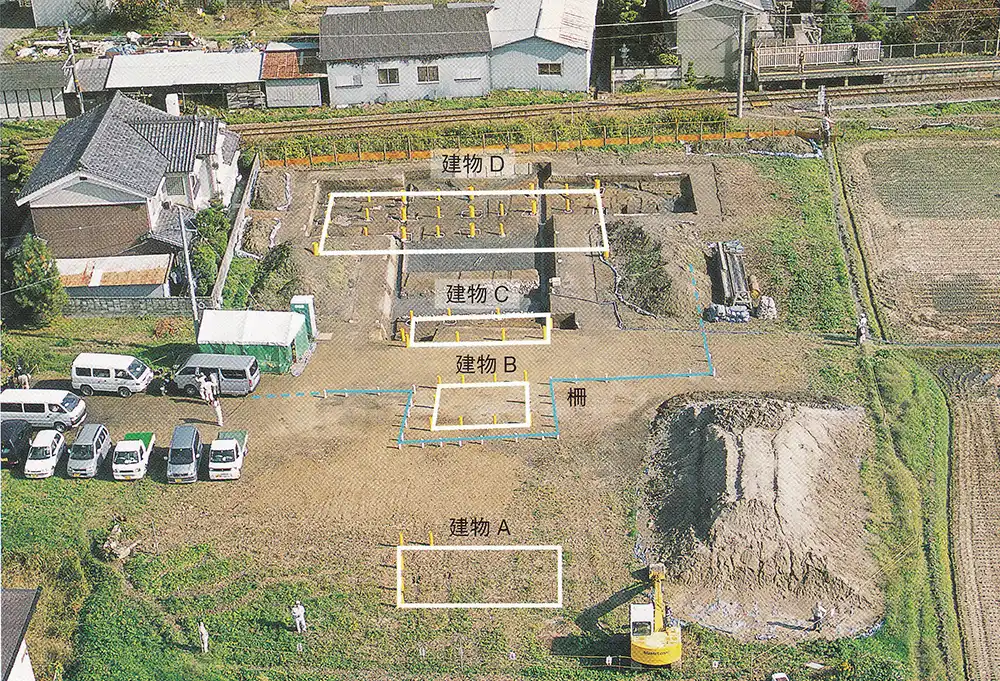 纒向遺跡の大型建物群