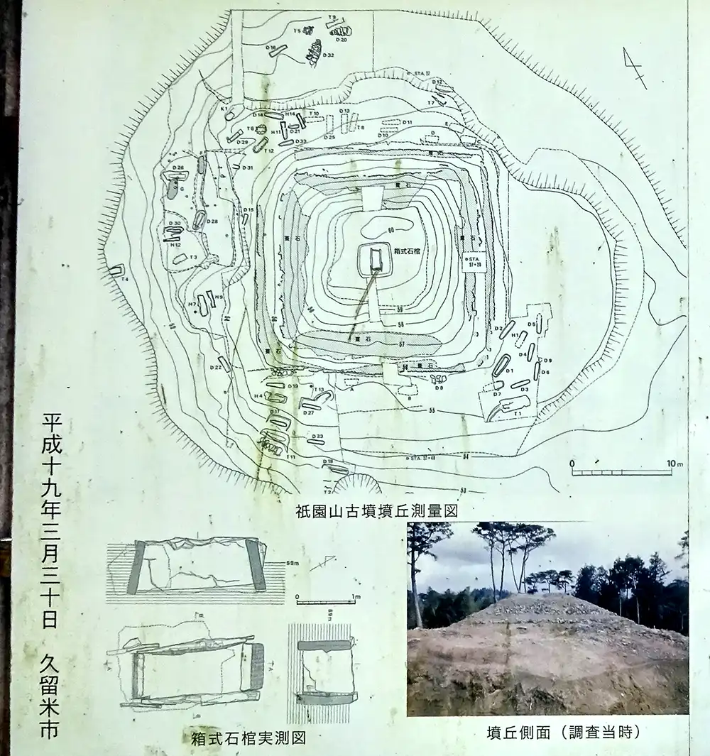 祇園山古墳「案内板」