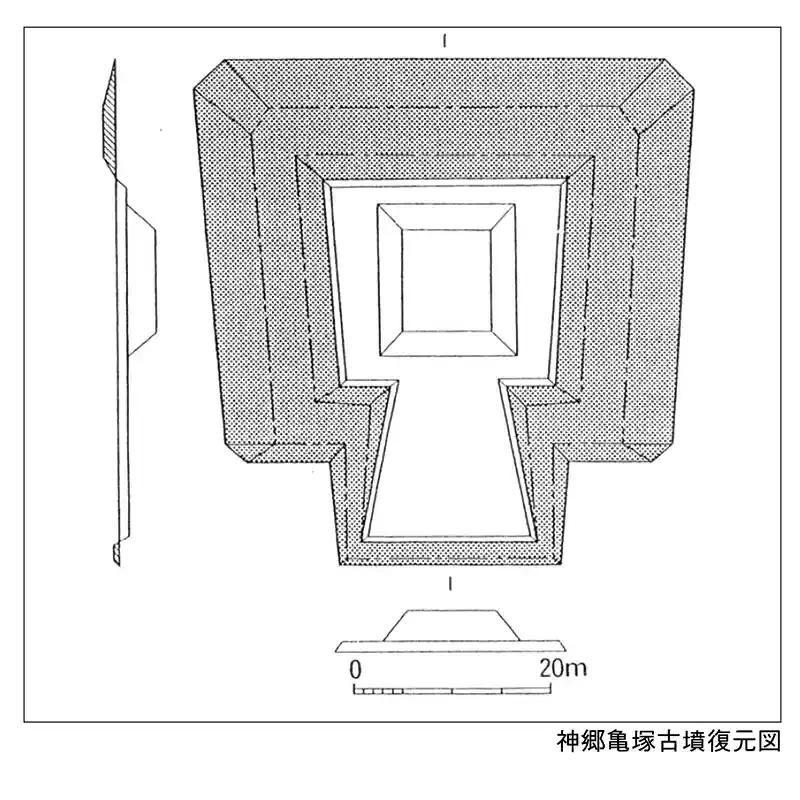 神郷亀塚古墳復元図