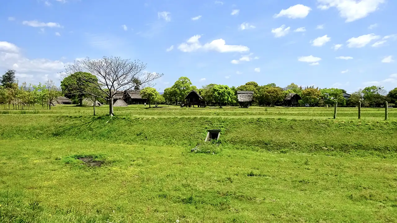 平塚川添遺跡遠景