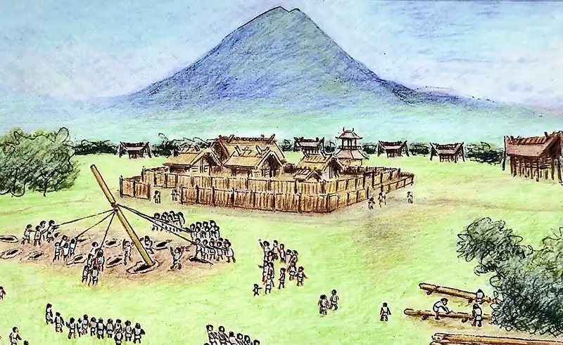 近江「伊勢遺跡」の案内板