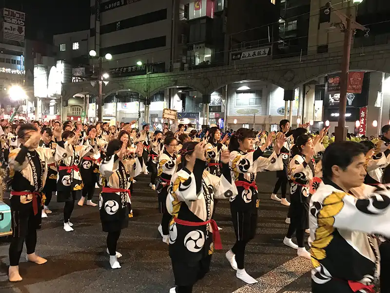 鹿児島市「おはら祭り」2018見物
